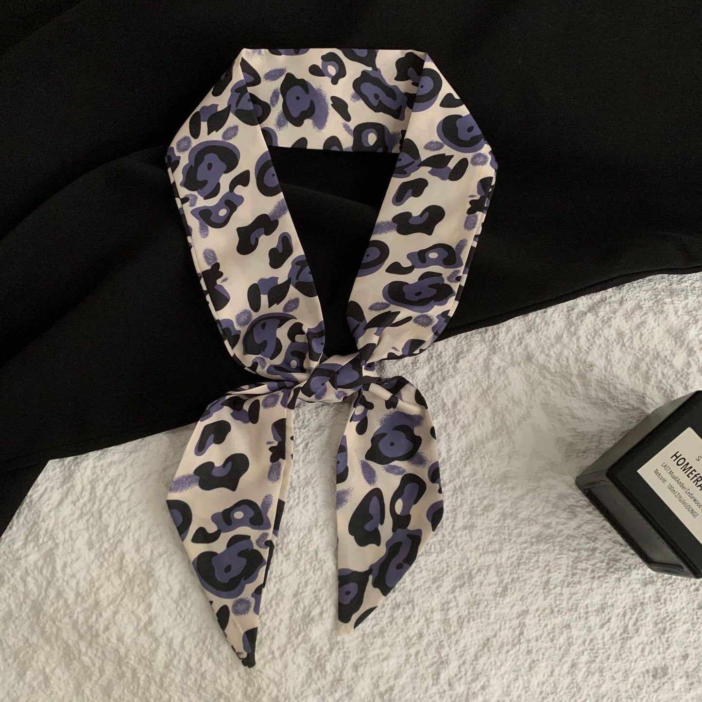 MKS America - Leopard Polka Dot Scarf – Vintage Tie, Women's Hair Tie