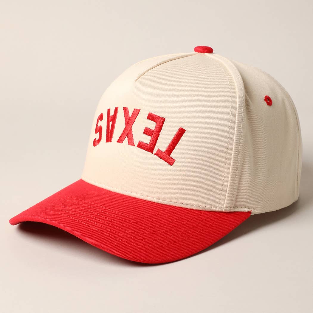 Fashion City - TEXAS- Upside Down Trucker Baseball Cap