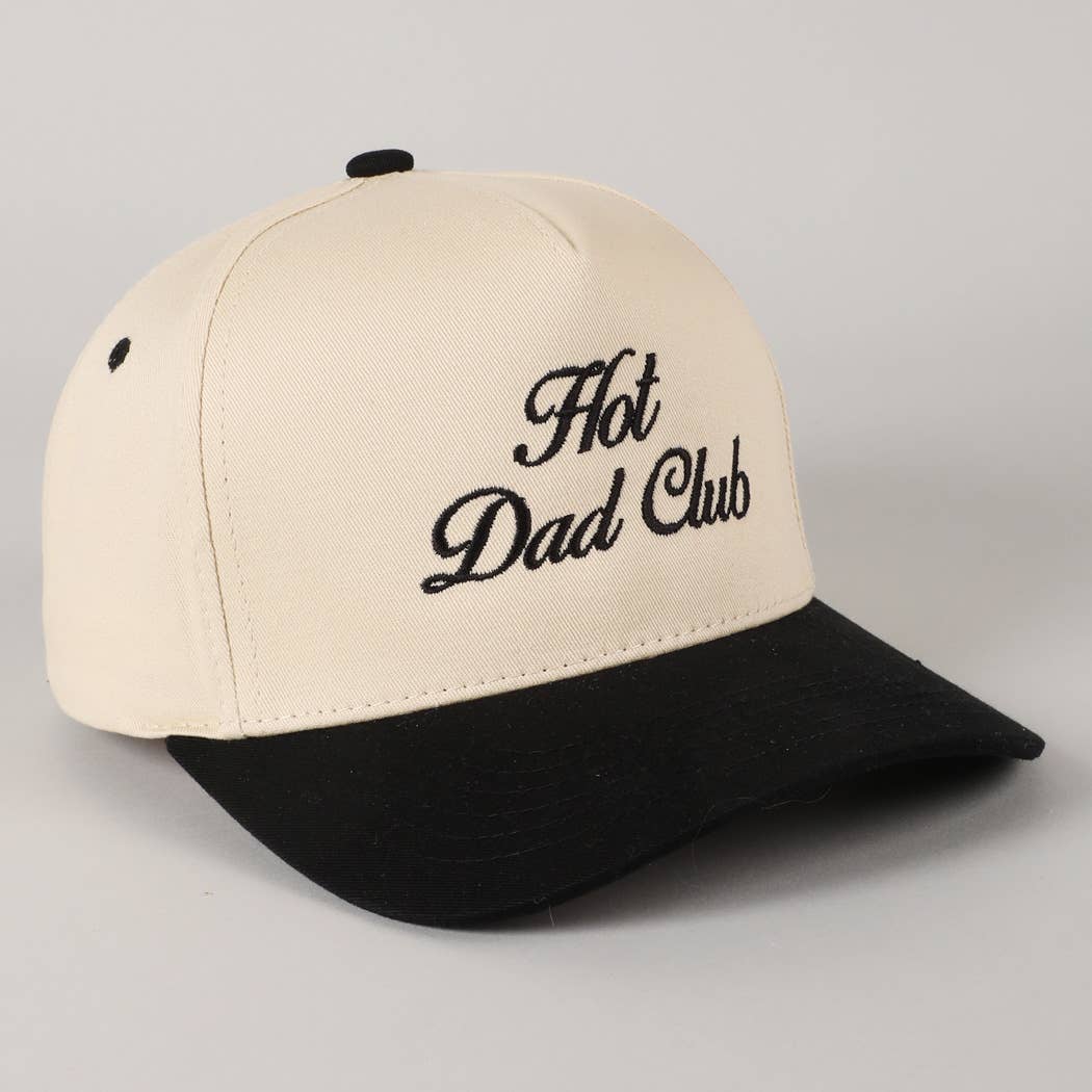Fashion City - Hot Dad Club Lettering Embroidery Trucker Hat