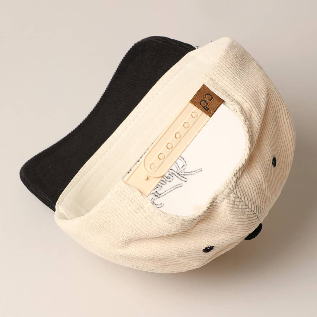 Fashion City - Fuck Off Corduroy Trucker Baseball Cap