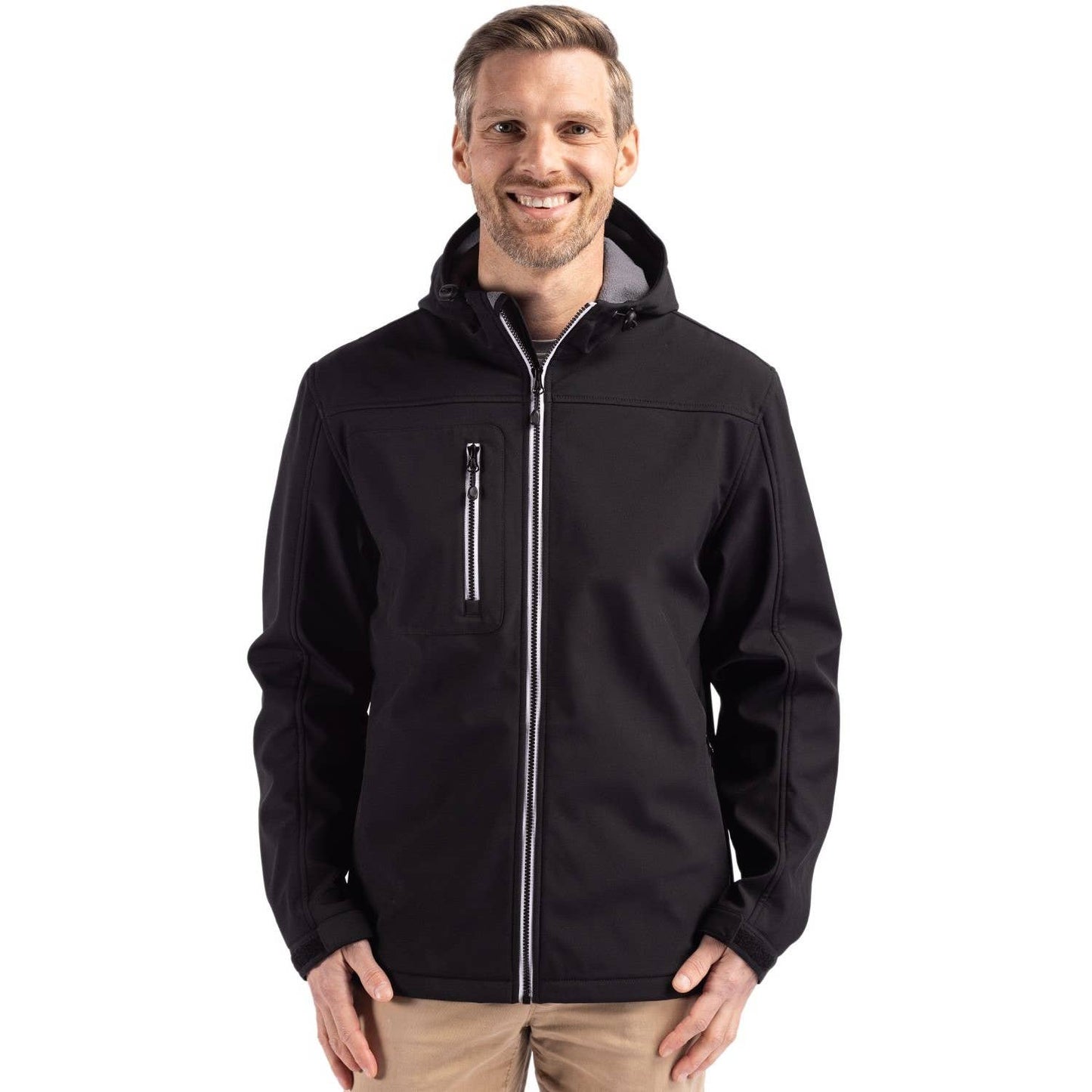 Cutter&Beck Black Hooded Jacket