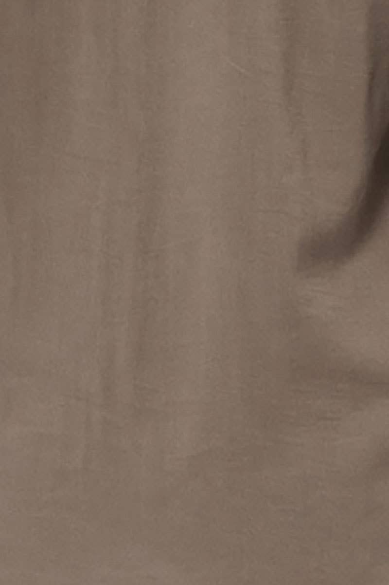Naked Zebra - Contrast Trim Linen Shorts