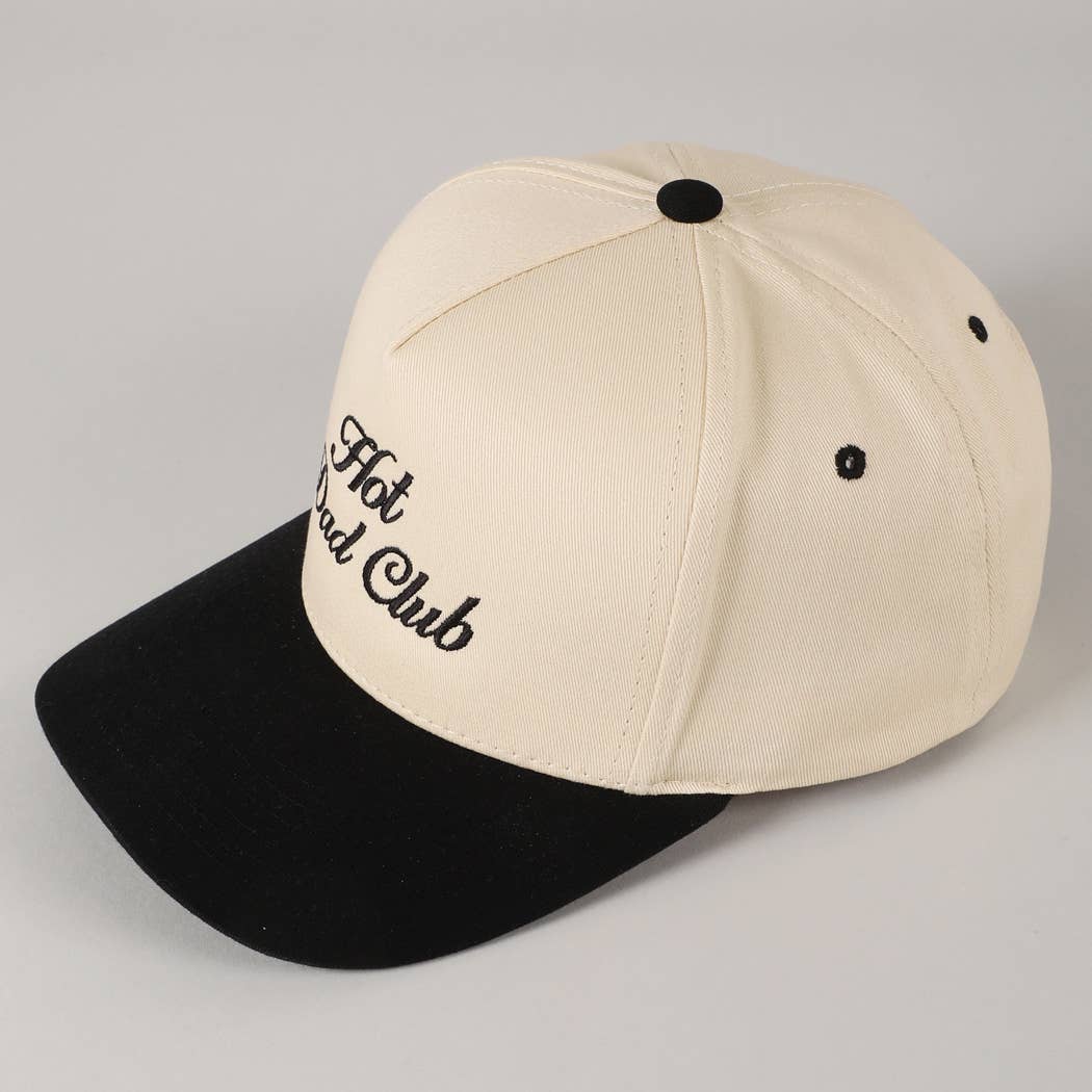 Fashion City - Hot Dad Club Lettering Embroidery Trucker Hat