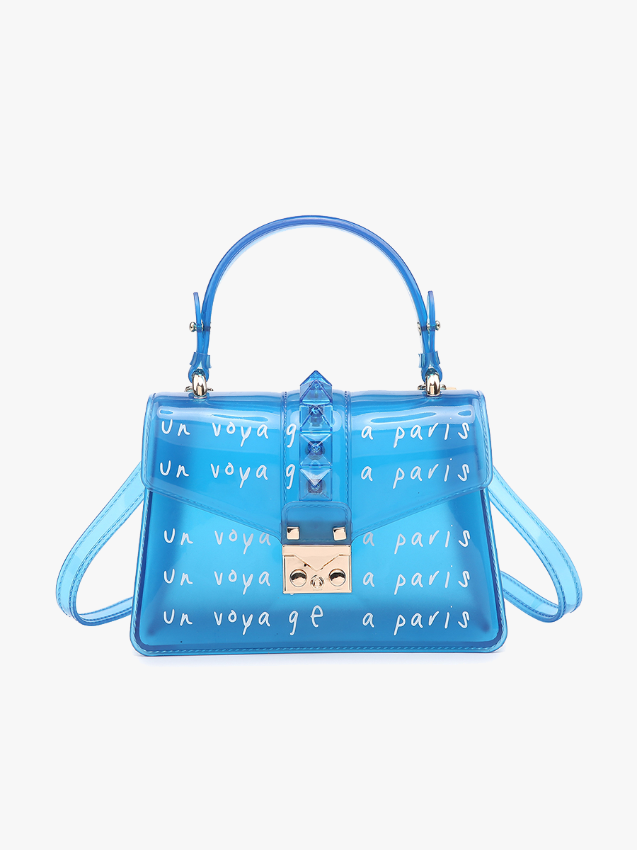 Jen & Co. - PP2037 Translucent Satchel/Crossbody