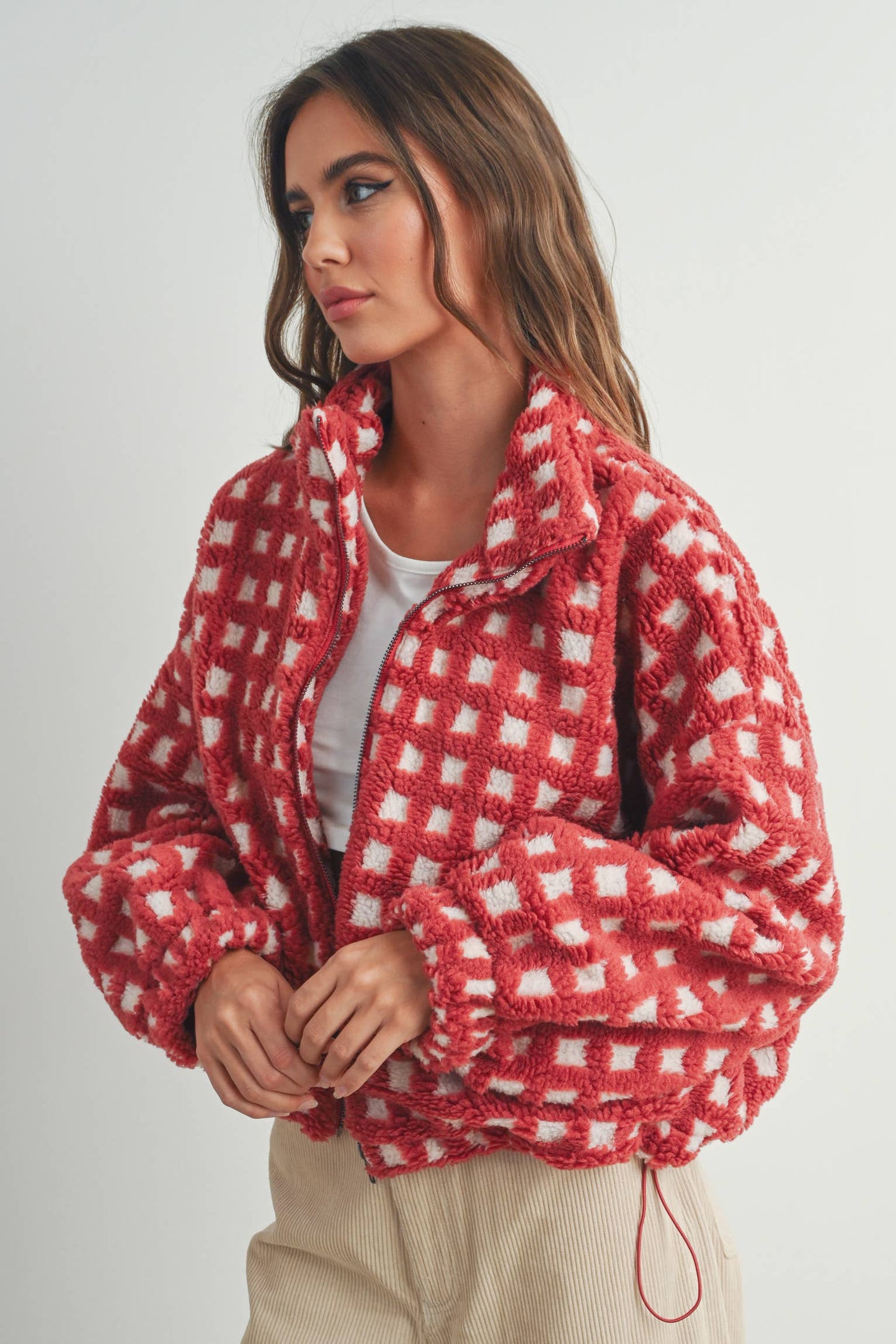 BUTTERMELON - Fuzzy Sherpa Jacket - BMJ7254
