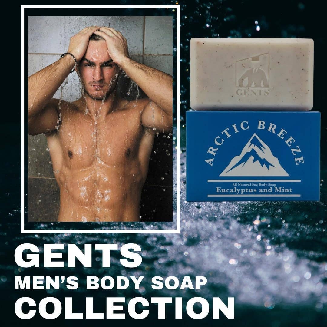 GENTS FINE GROOMING PRODUCTS - GENTS Body Soaps 5 oz All Natural 5 DIFFERENT SCENTS