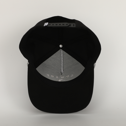 Cowboy Country Club - Golfer Roped Hat Black