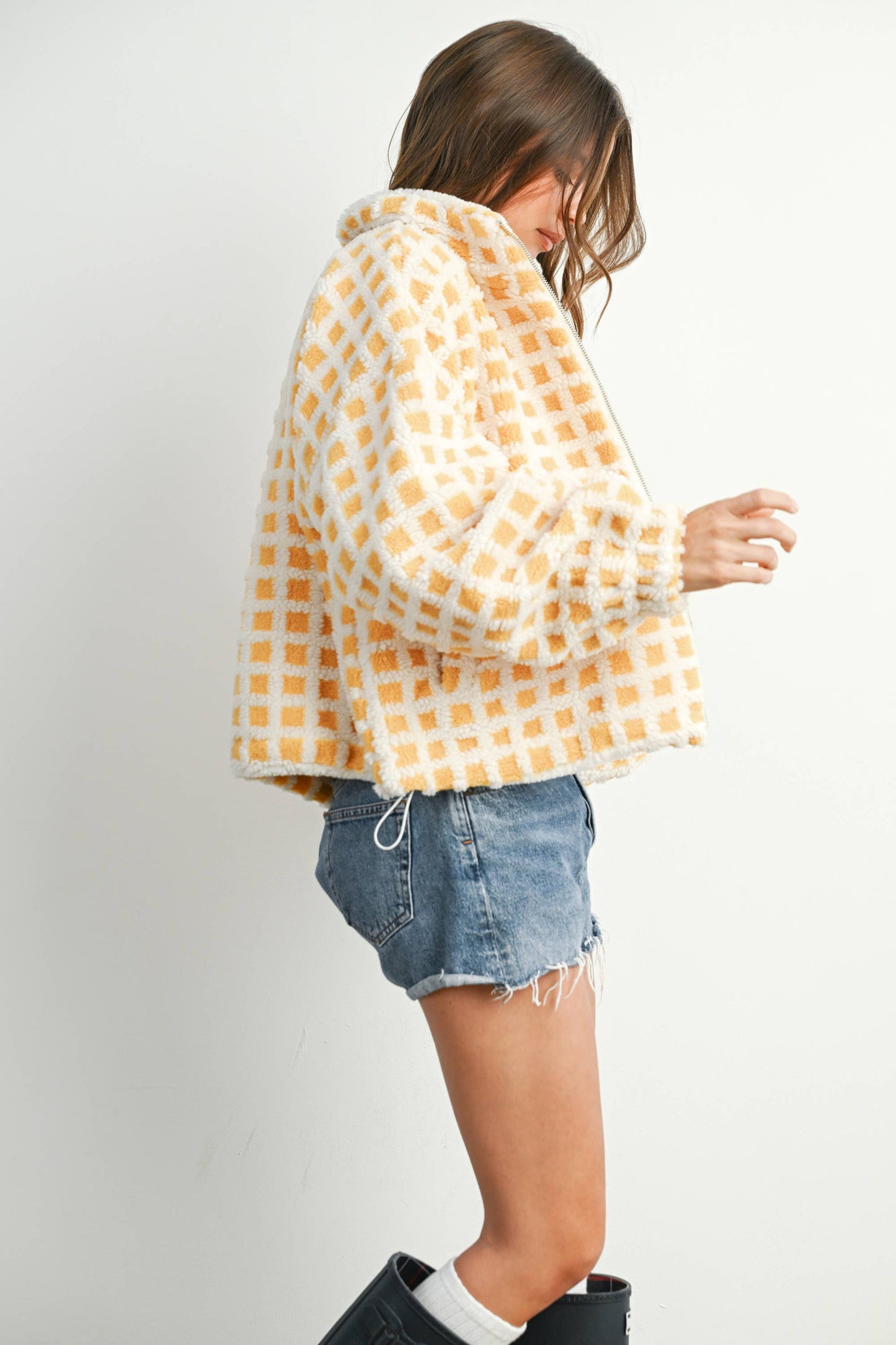 BUTTERMELON - Fuzzy Sherpa Jacket - BMJ7254