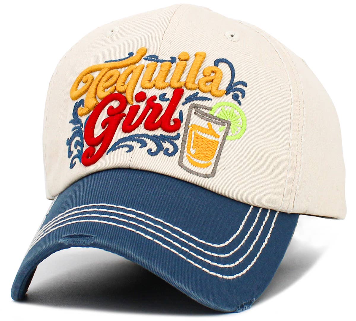 KBETHOS - Tequila Girl Vintage Ballcap