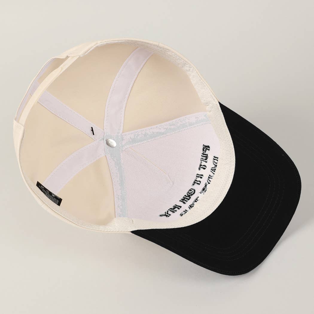 Fashion City - Put It On My Dad's Tab Embroidery Two-Tone Hat