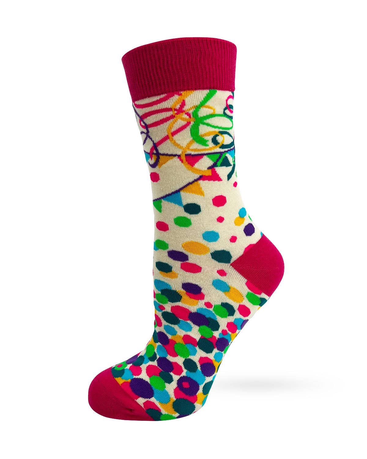 Fabdaz - Throw Kindness Like Confetti Women's Crew Socks