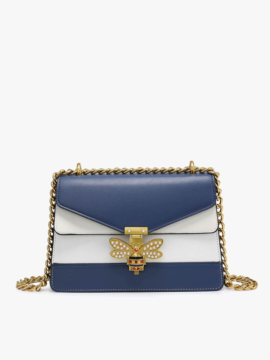 Jen & Co. - PP2051 Keri Jeweled Bee Crossbody