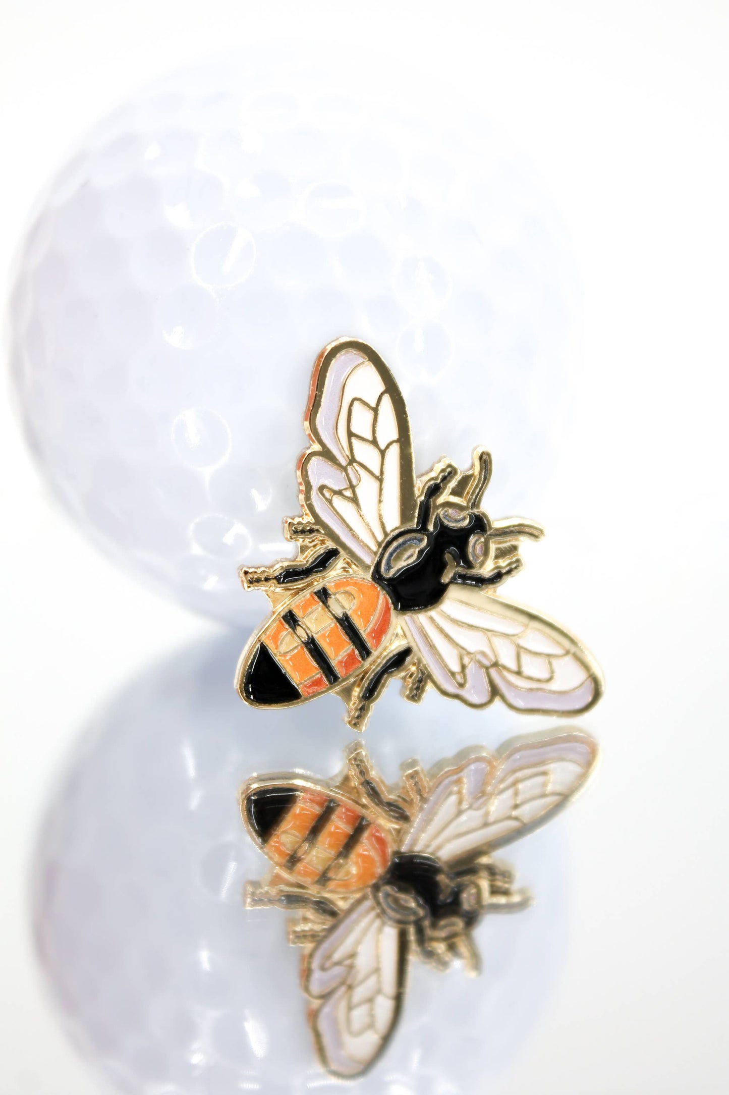 Bee Golf Ball Marker + Magnetic Hat Clip