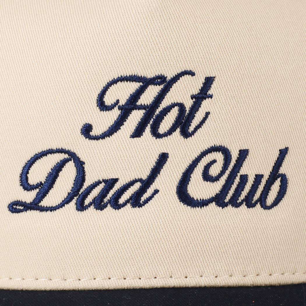 Fashion City - Hot Dad Club Lettering Embroidery Trucker Hat
