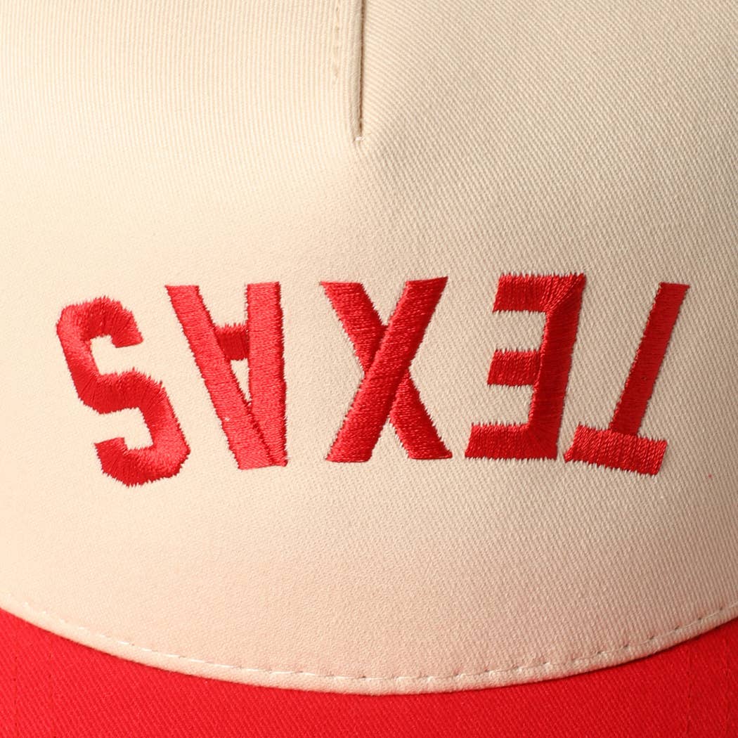 Fashion City - TEXAS- Upside Down Trucker Baseball Cap
