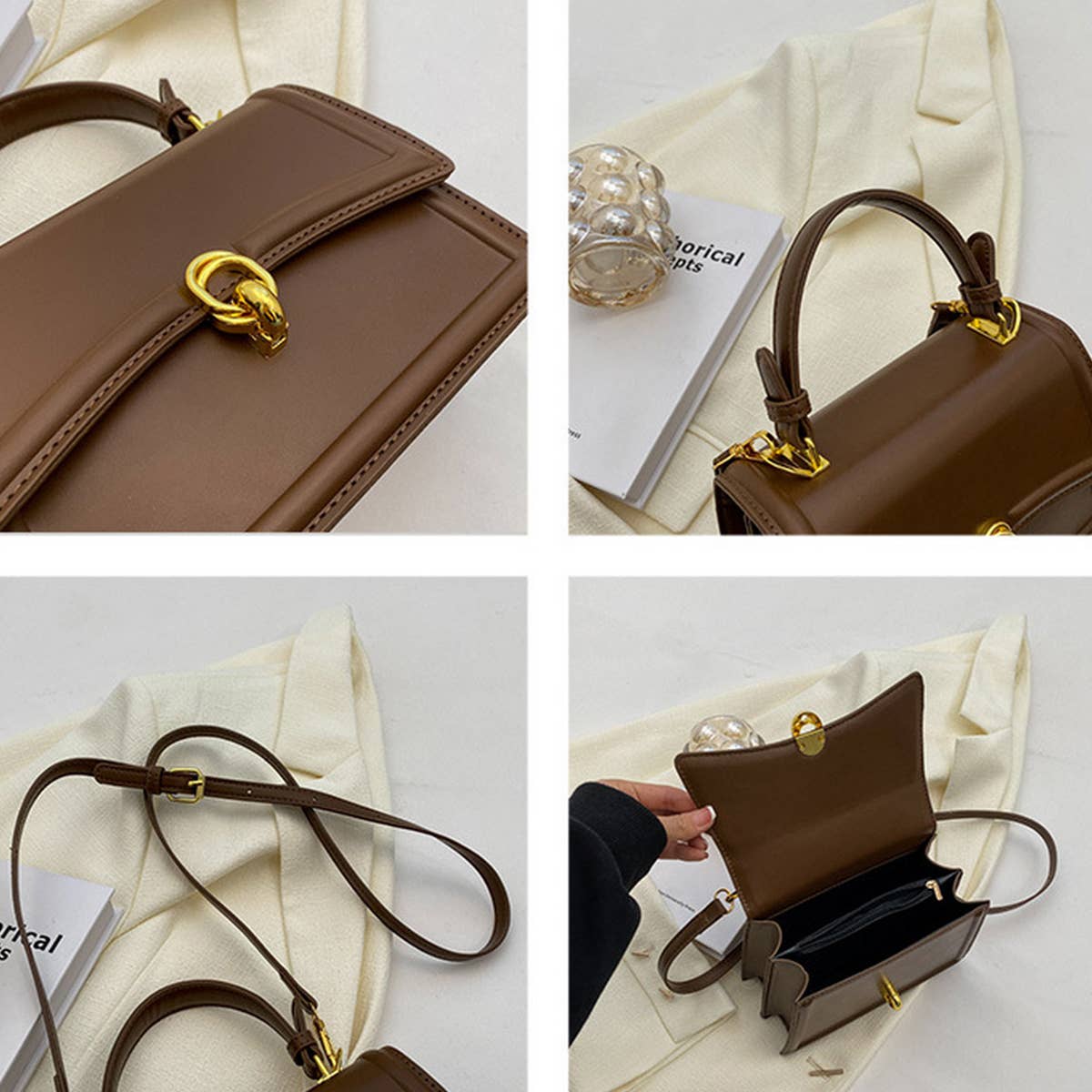 ACCITY - HIGH-END ARMPIT HANDBAG SHOULDER BAG_CWAB1546