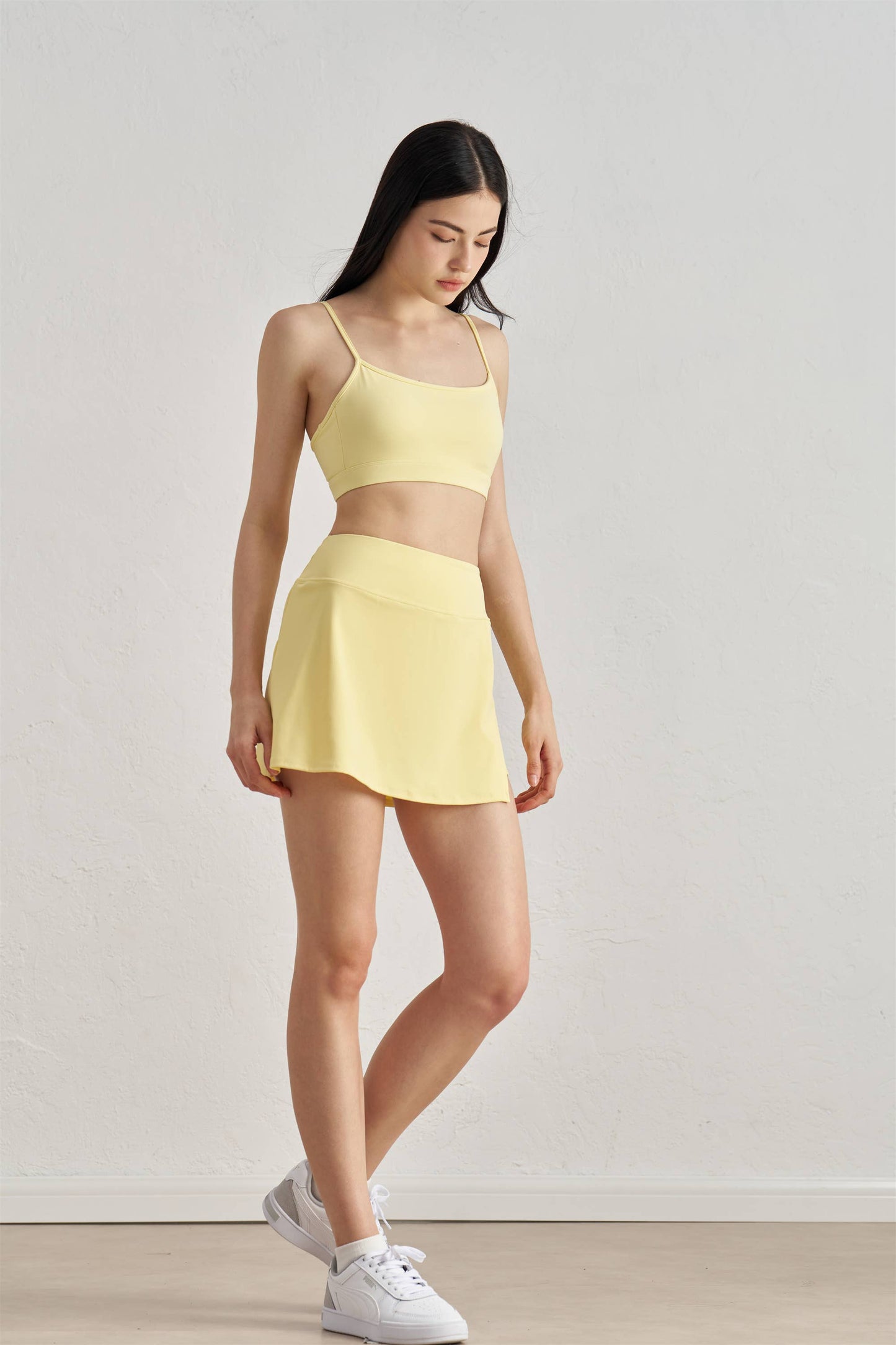 Vida Active Slit Mini Skirt: Barbie Pink / S