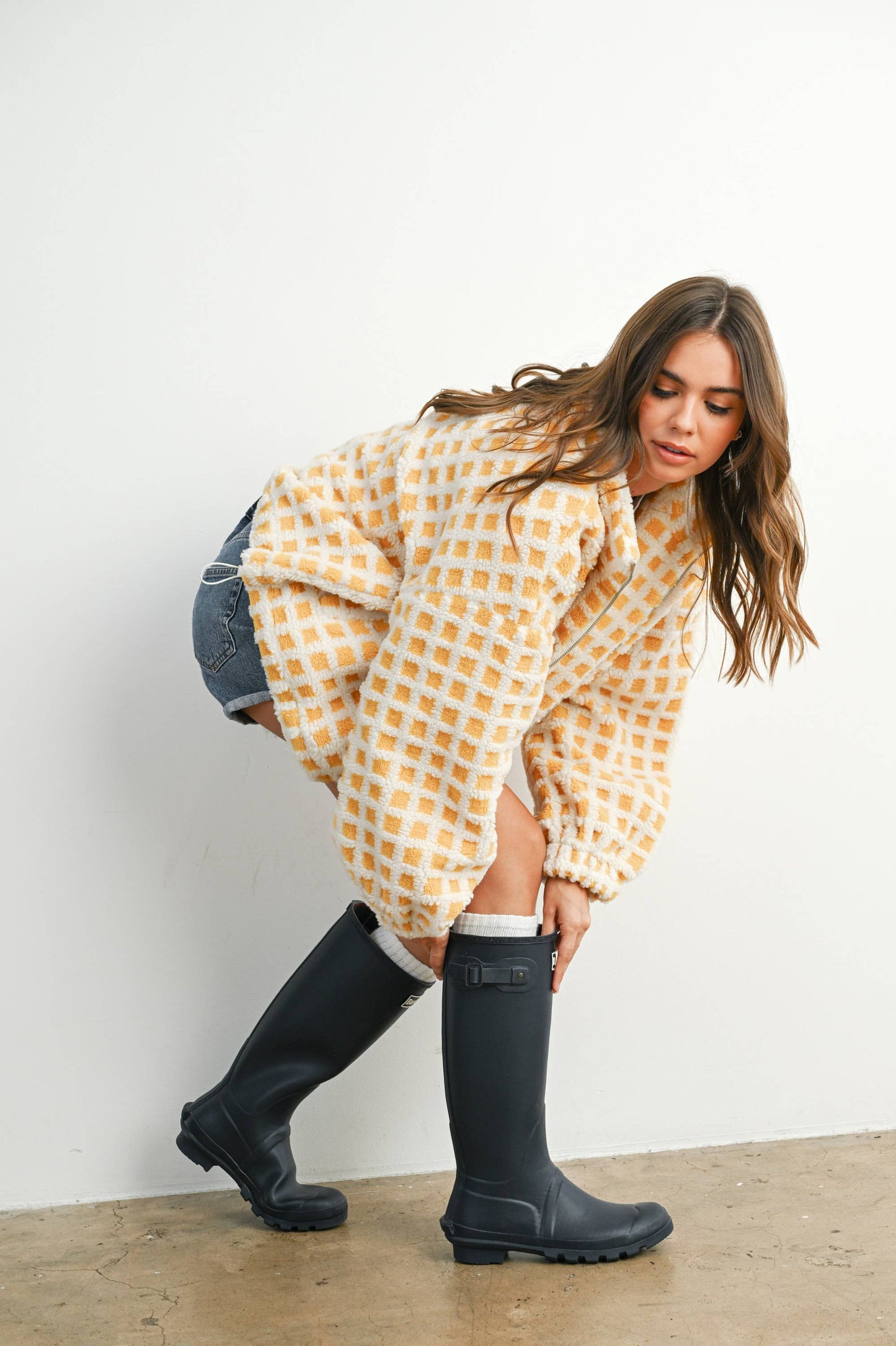 BUTTERMELON - Fuzzy Sherpa Jacket - BMJ7254