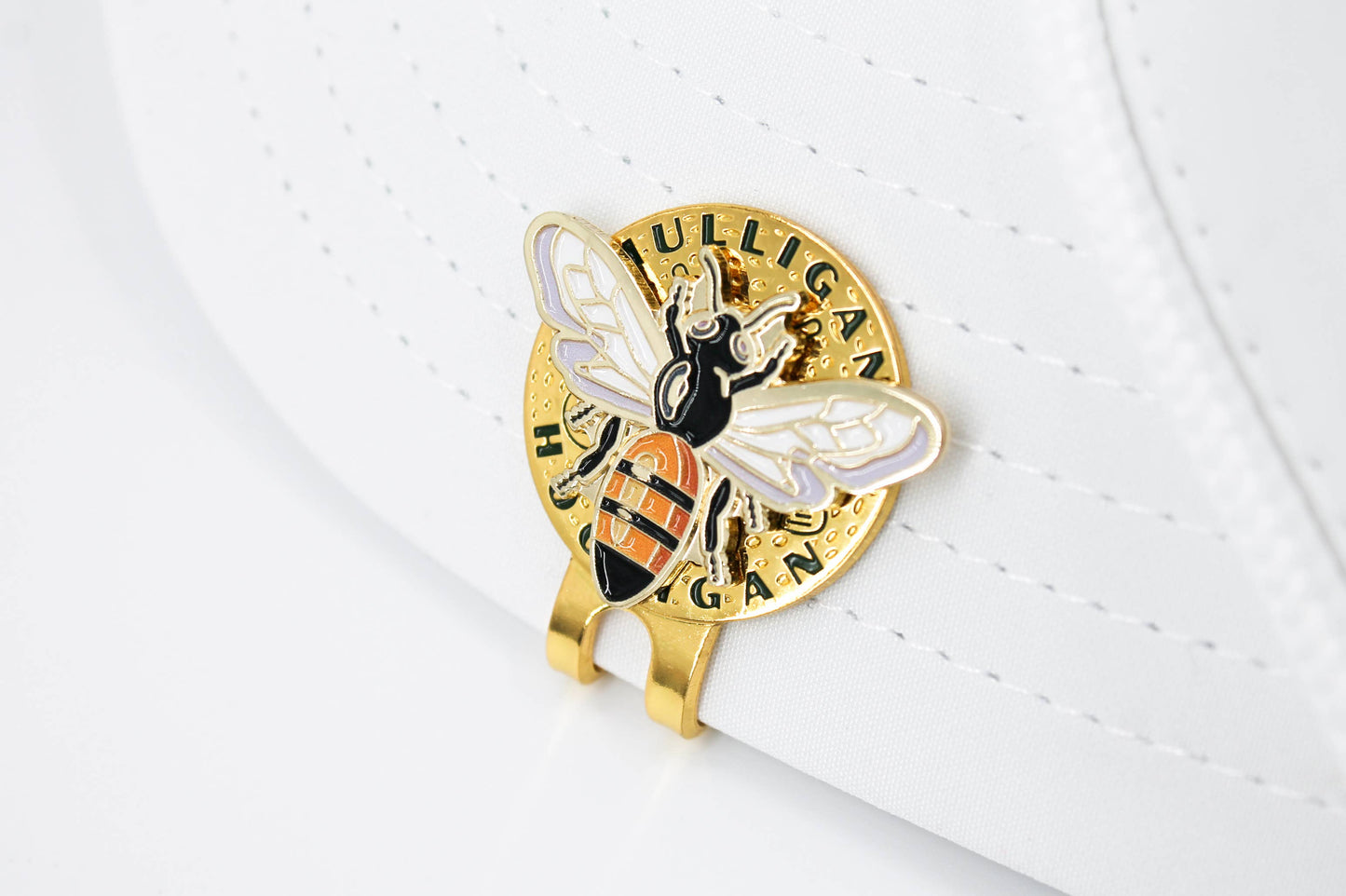Bee Golf Ball Marker + Magnetic Hat Clip