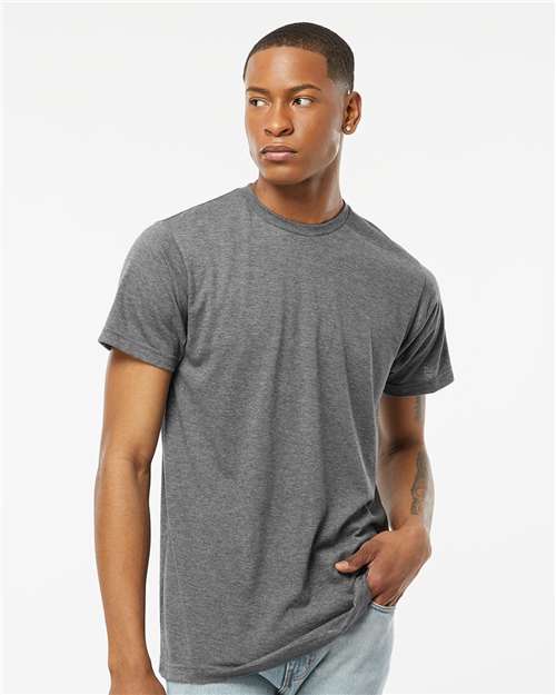 Total Apparel - Tultex Men's Poly-Rich Blank T-Shirt 65/35 Sublimation | 241