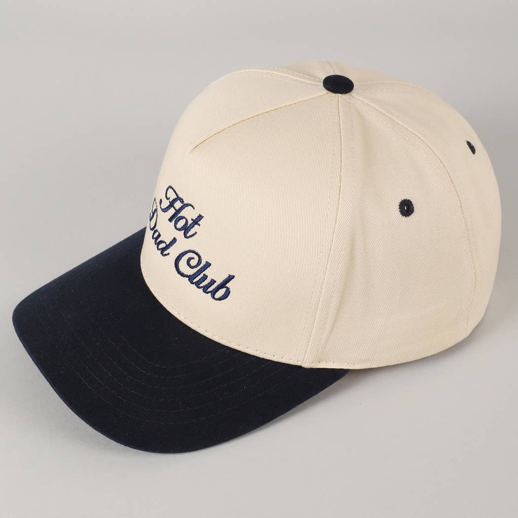 Fashion City - Hot Dad Club Lettering Embroidery Trucker Hat