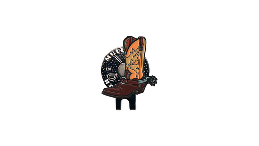 Cowboy Boot Golf Ball Marker + Magnetic Hat Clip