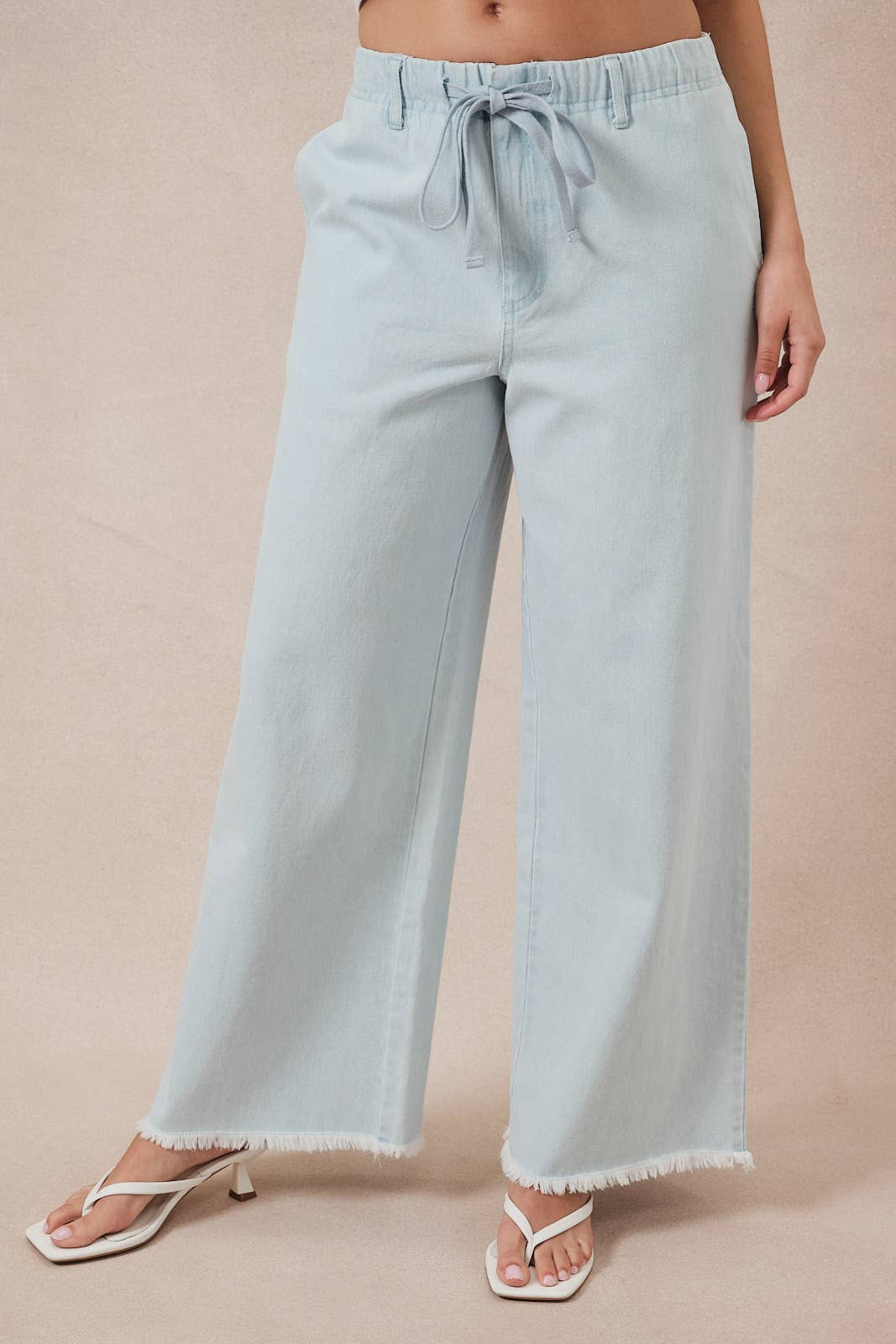 Sunday Edition - TWILL WASHED WIDE PANTS
