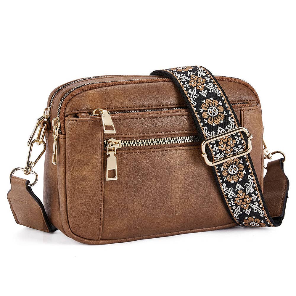 Wholesalesir - Multi Functional Zipper Crossbody Bag