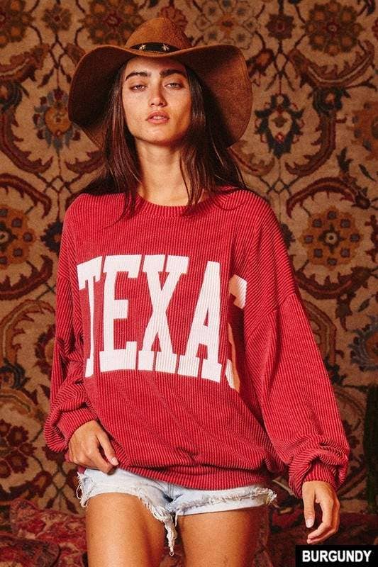 Queen Fashion - Texas comfy graphic sweatshirt