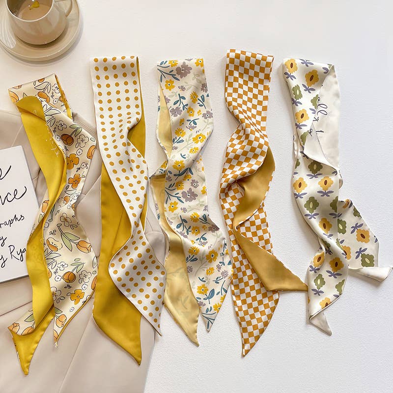 MKS America - Yellow-Toned Multifunctional Decorative Scarf Headband