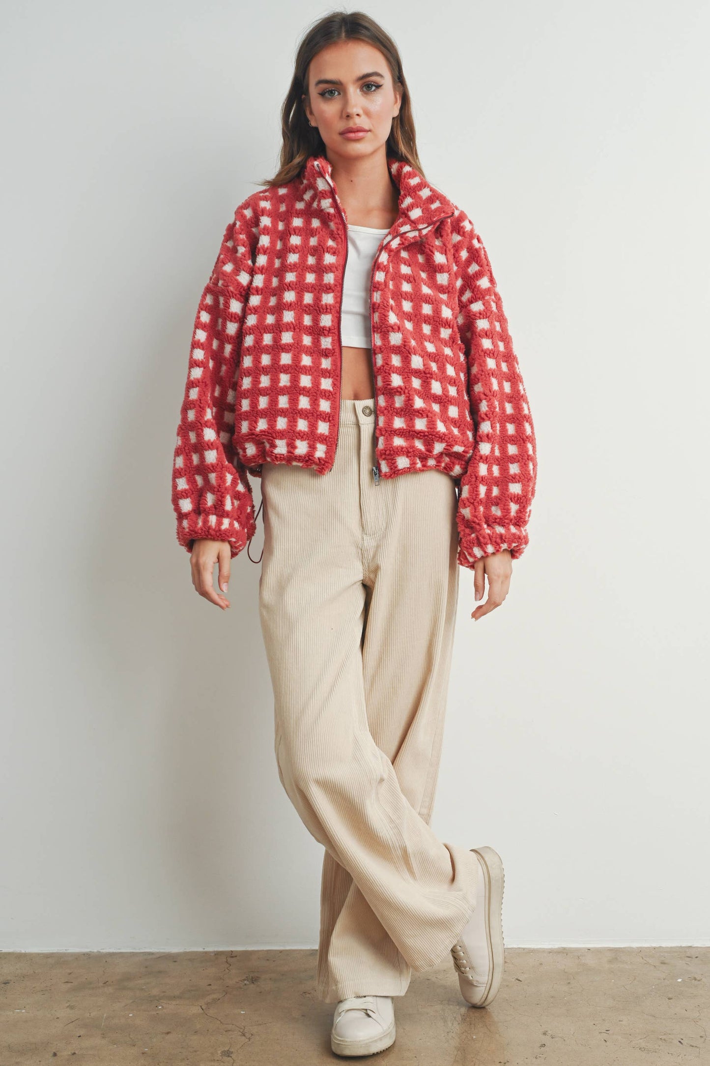 BUTTERMELON - Fuzzy Sherpa Jacket - BMJ7254