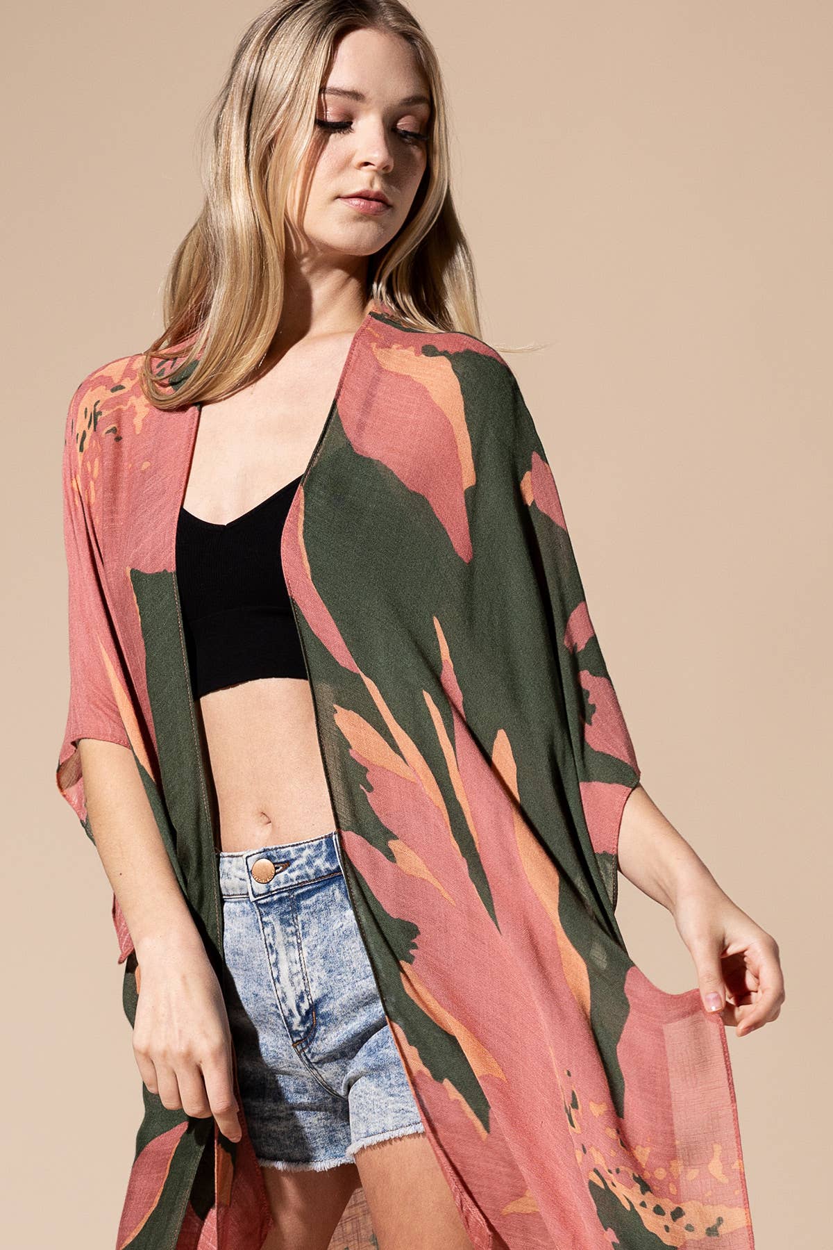 Urbanista - Sweeping Floral Kimono