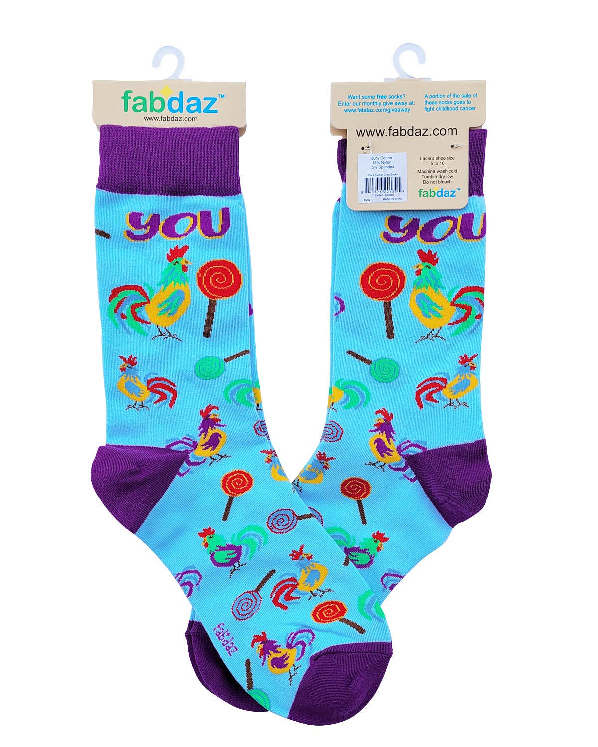 Fabdaz - You Cock Sucker Women's Crew Socks