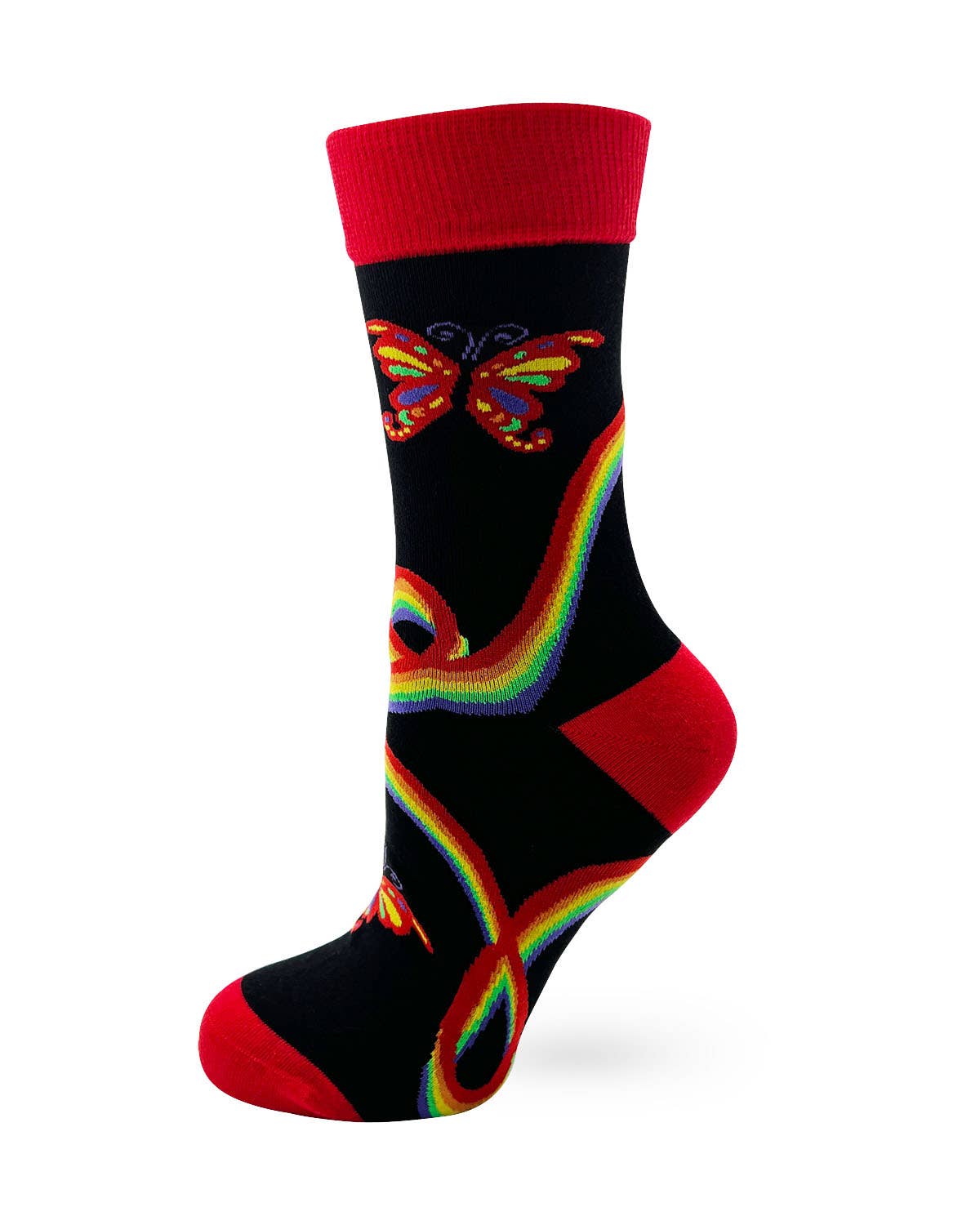 Fabdaz - Anti Social Butterfly Women's Crew Socks