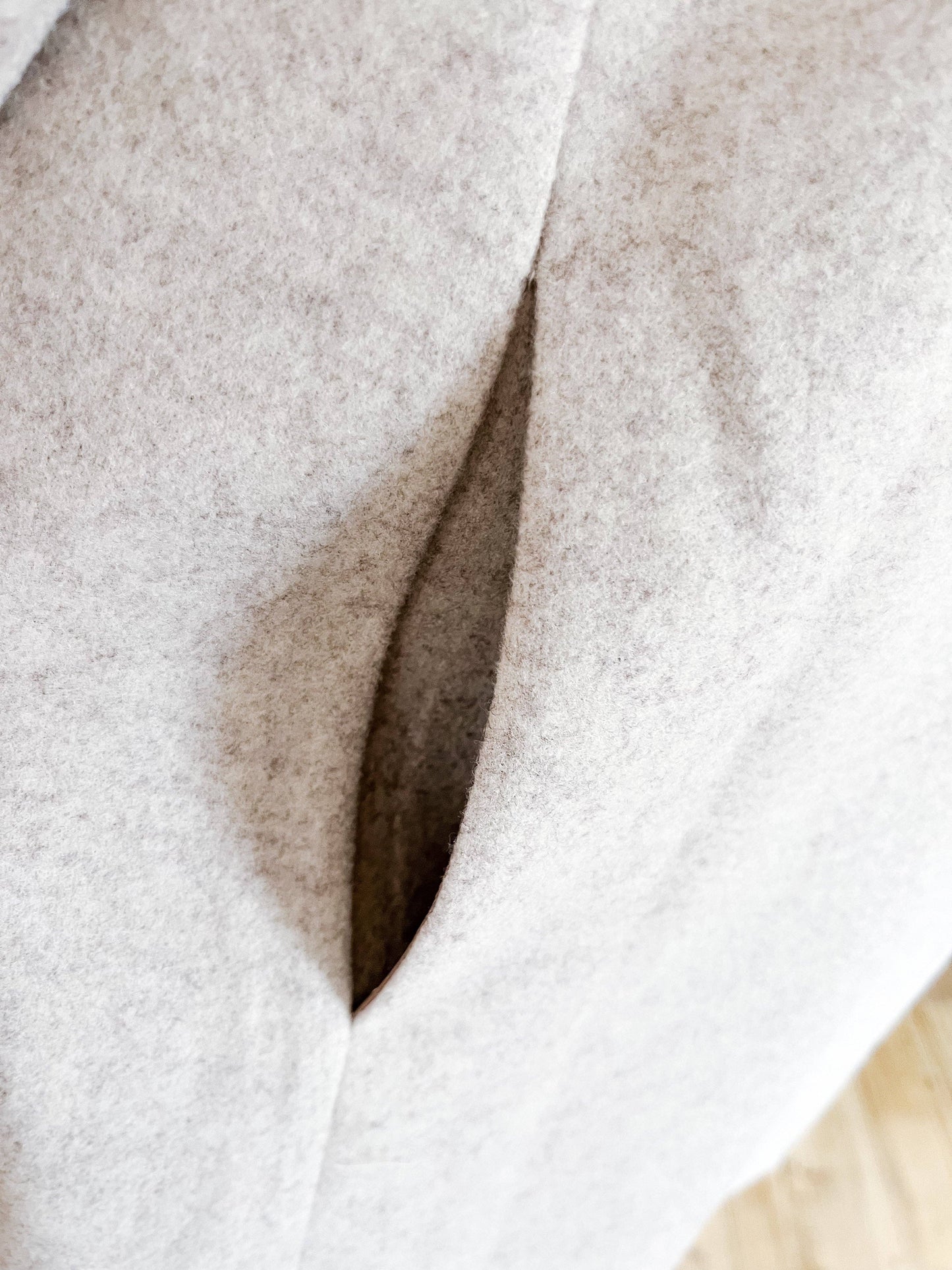 Nash Grey - Juliette Taupe Mid-Length Coat