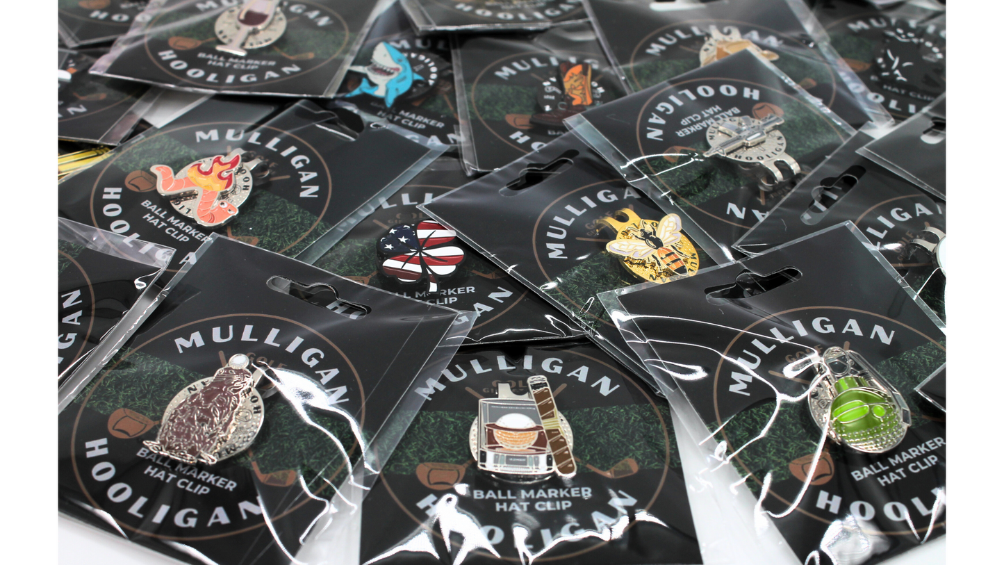 Patriotic Eagle Golf Ball Marker + Magnetic Hat Clip