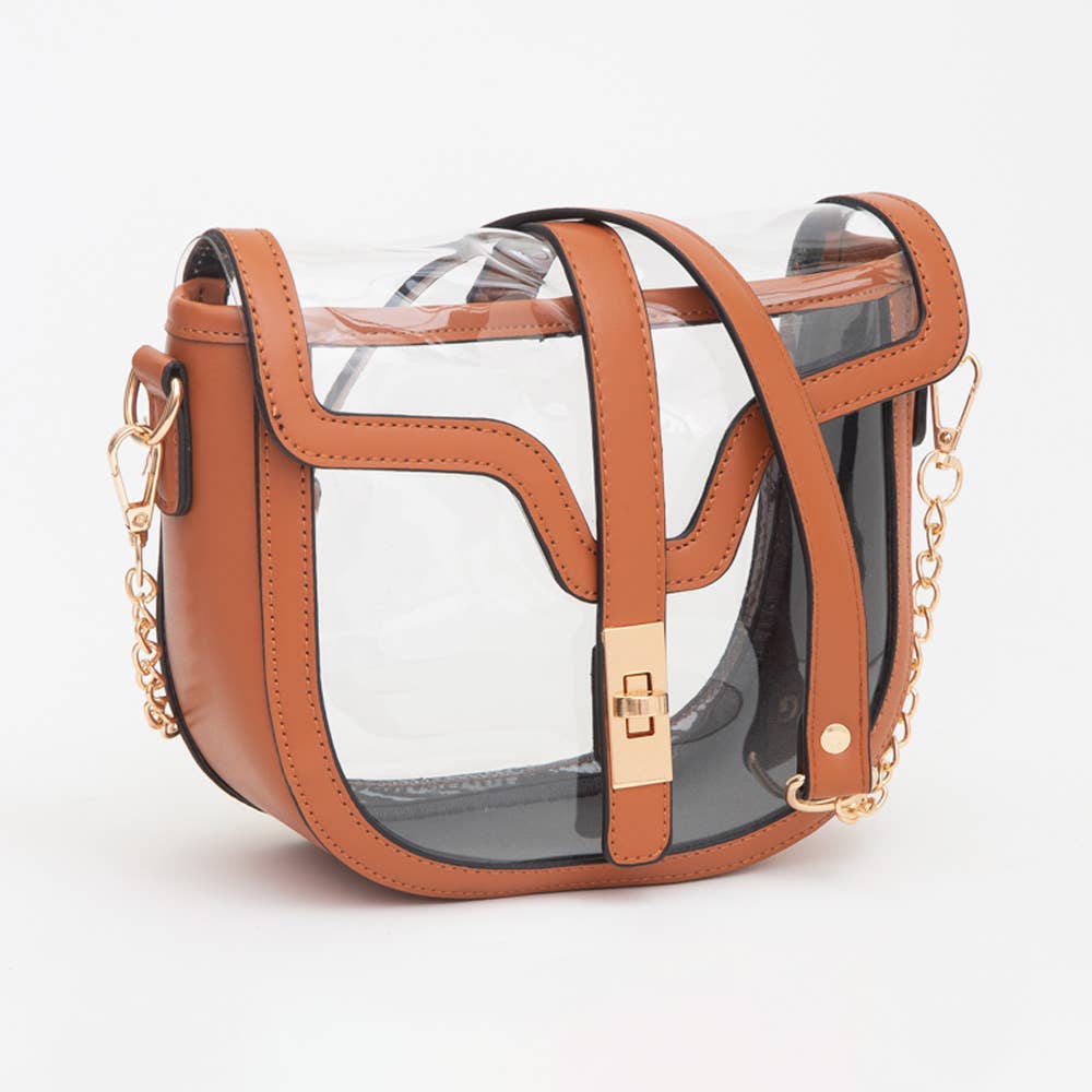 Sensibling Corp. - Clear Transparent Saddle Bag