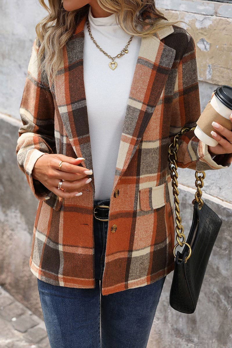 NINEX BUTTON LAPEL BLAZER