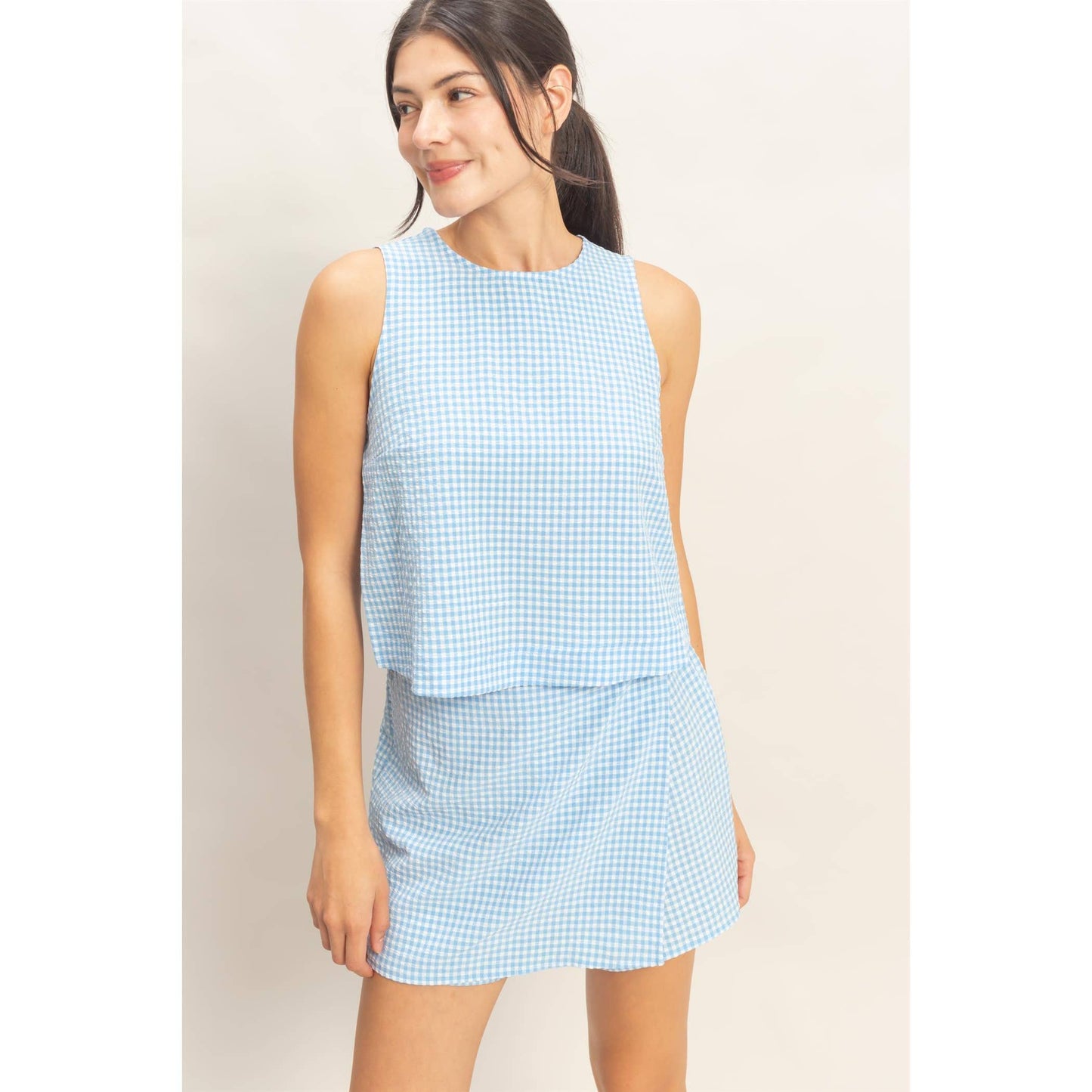 HYFVE - Gingham Skort Set