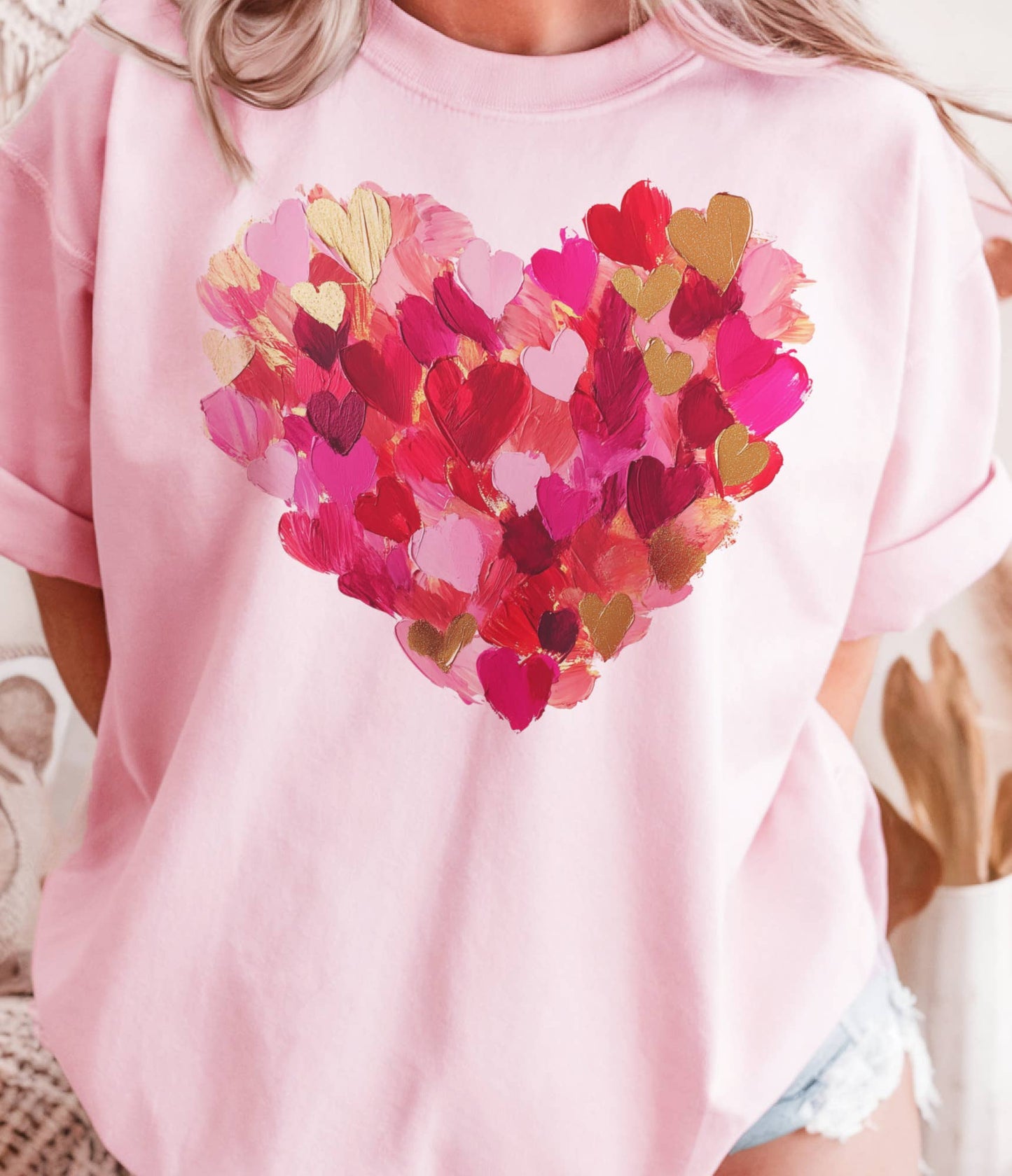 Heart Watercolor Graphic Tee