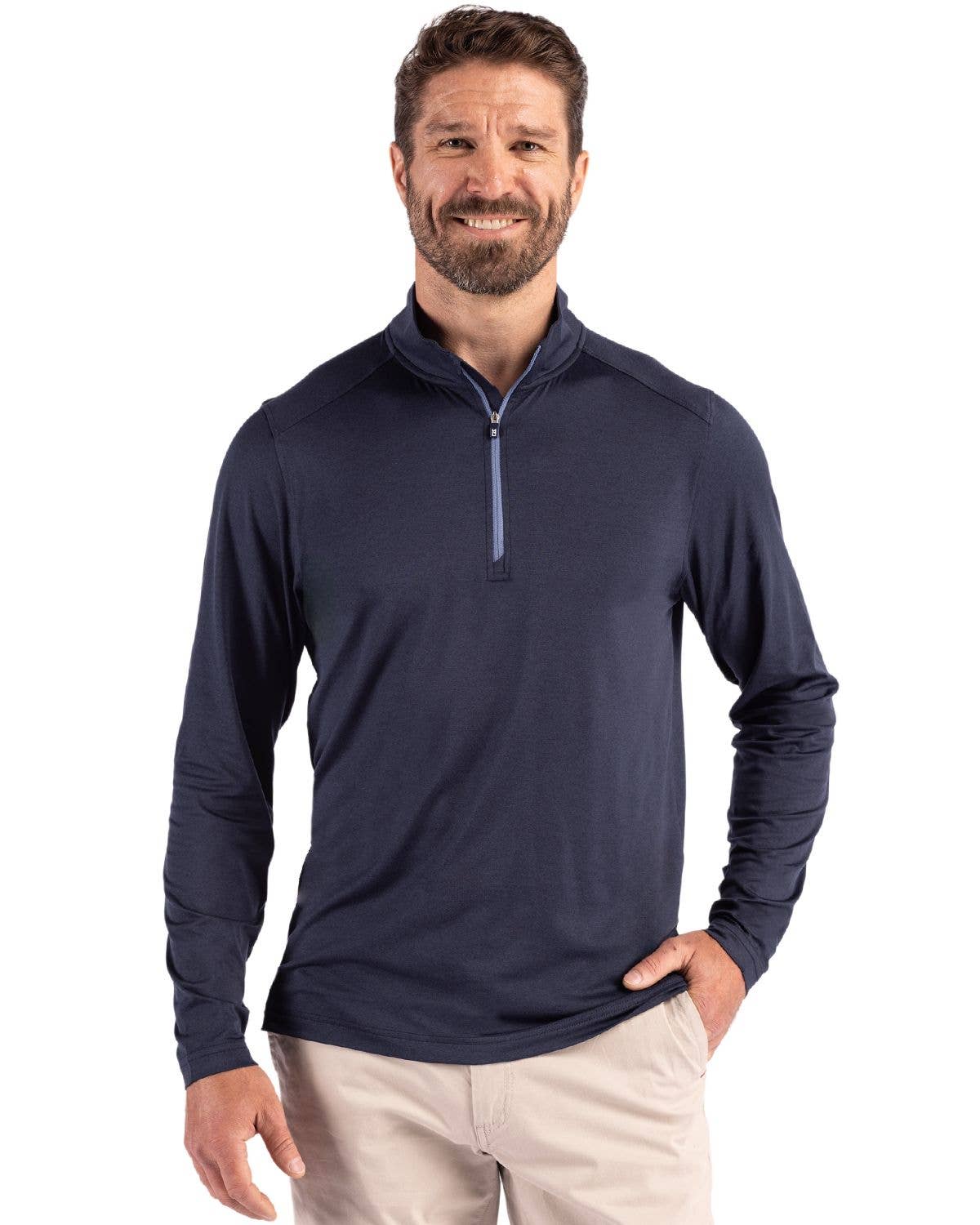 Cutter & Buck Coastline Epic Comfort Mens 1/4 Zip