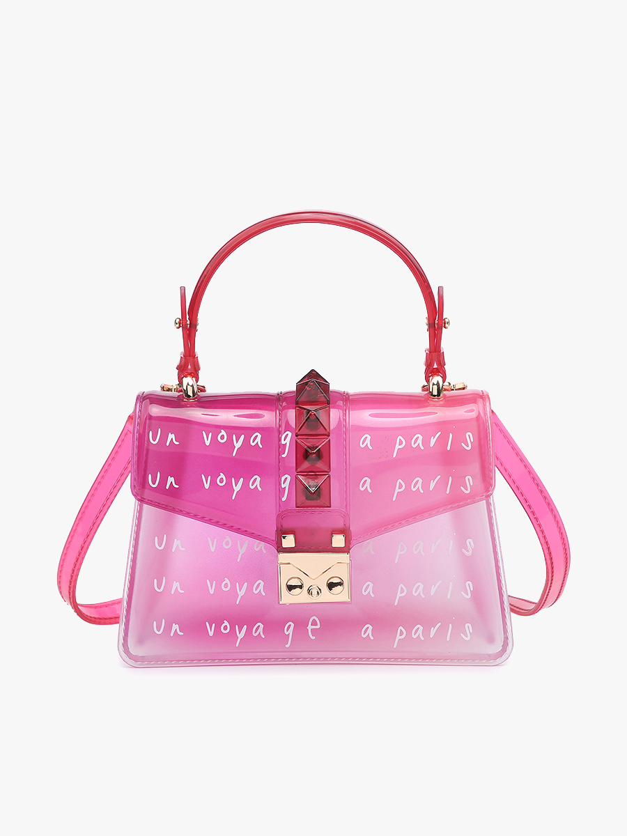 Jen & Co. - PP2037 Translucent Satchel/Crossbody