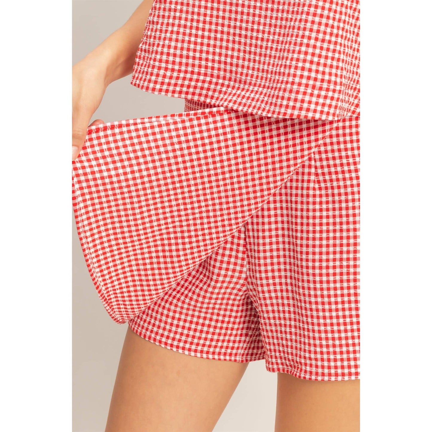 HYFVE - Gingham Skort Set