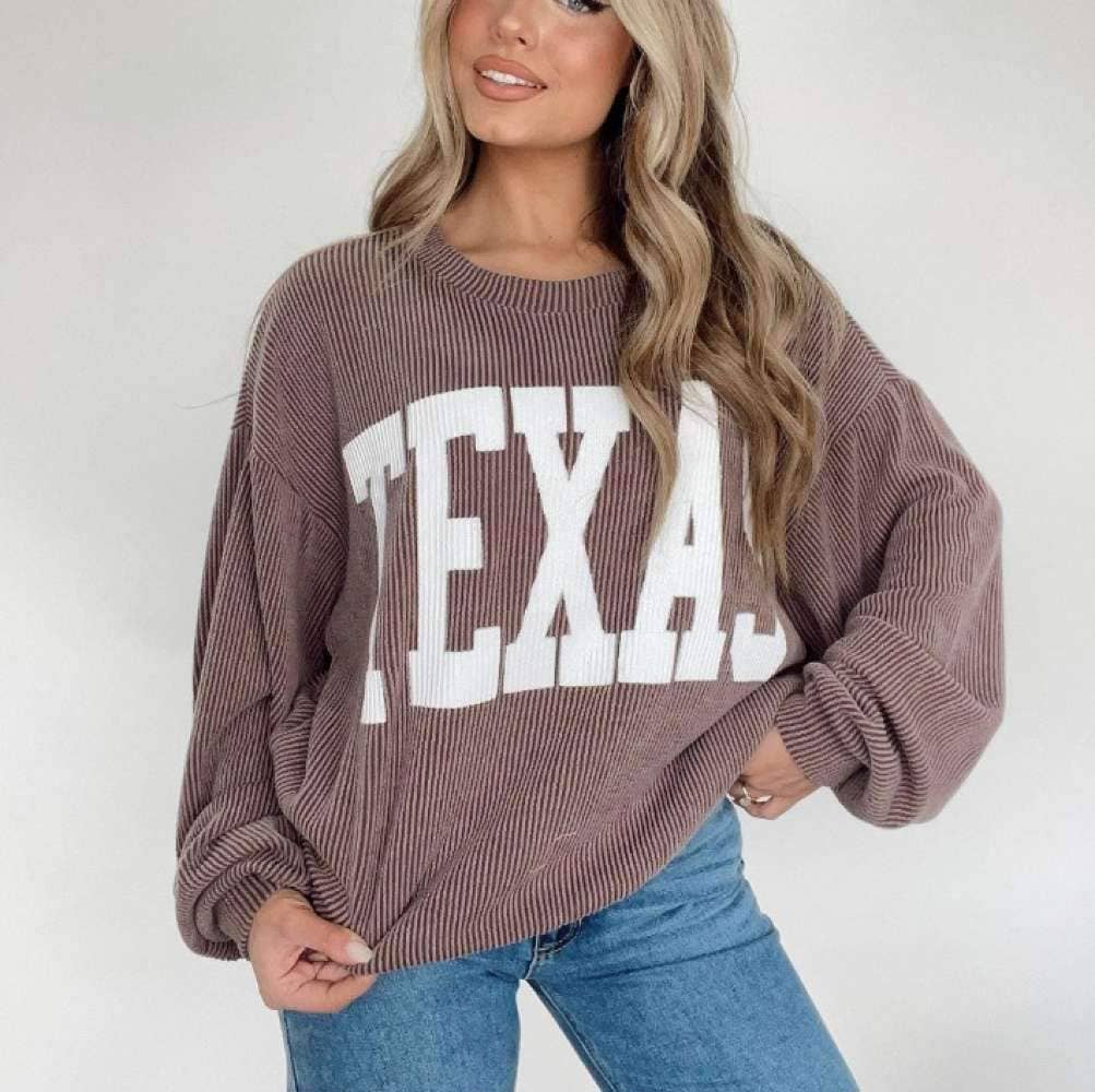 Queen Fashion - Texas comfy graphic sweatshirt