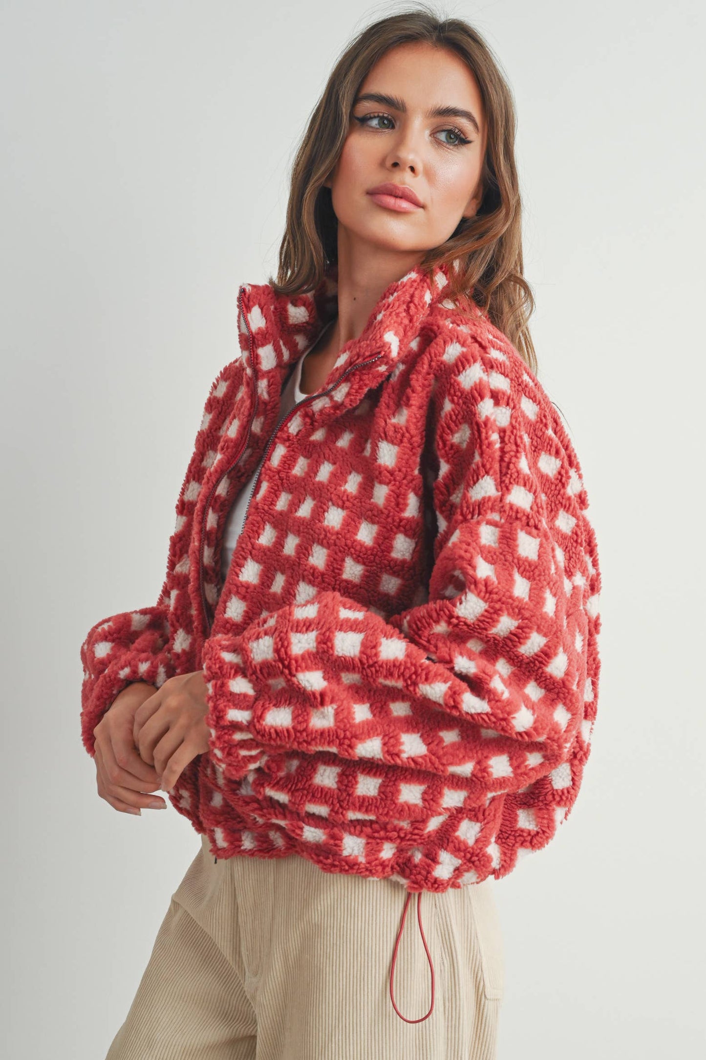 BUTTERMELON - Fuzzy Sherpa Jacket - BMJ7254