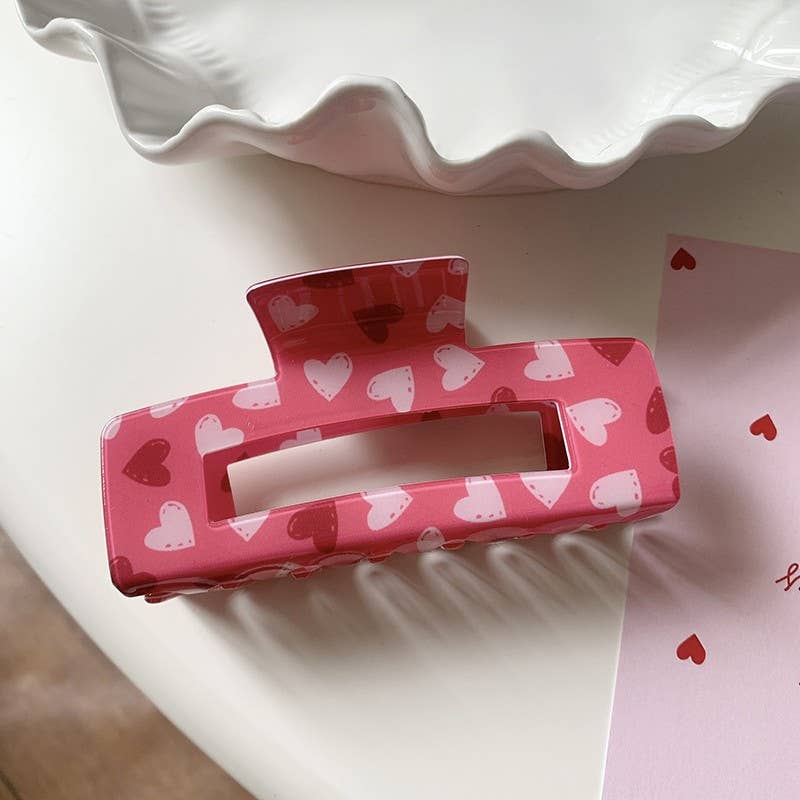 Valentine's Claw Clips