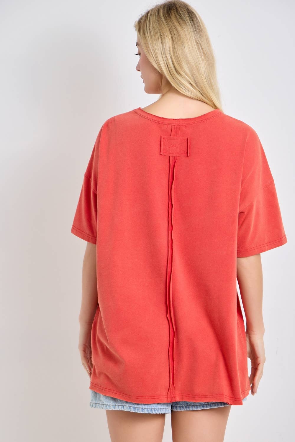 Oversized Vintage Number Graphic Tee