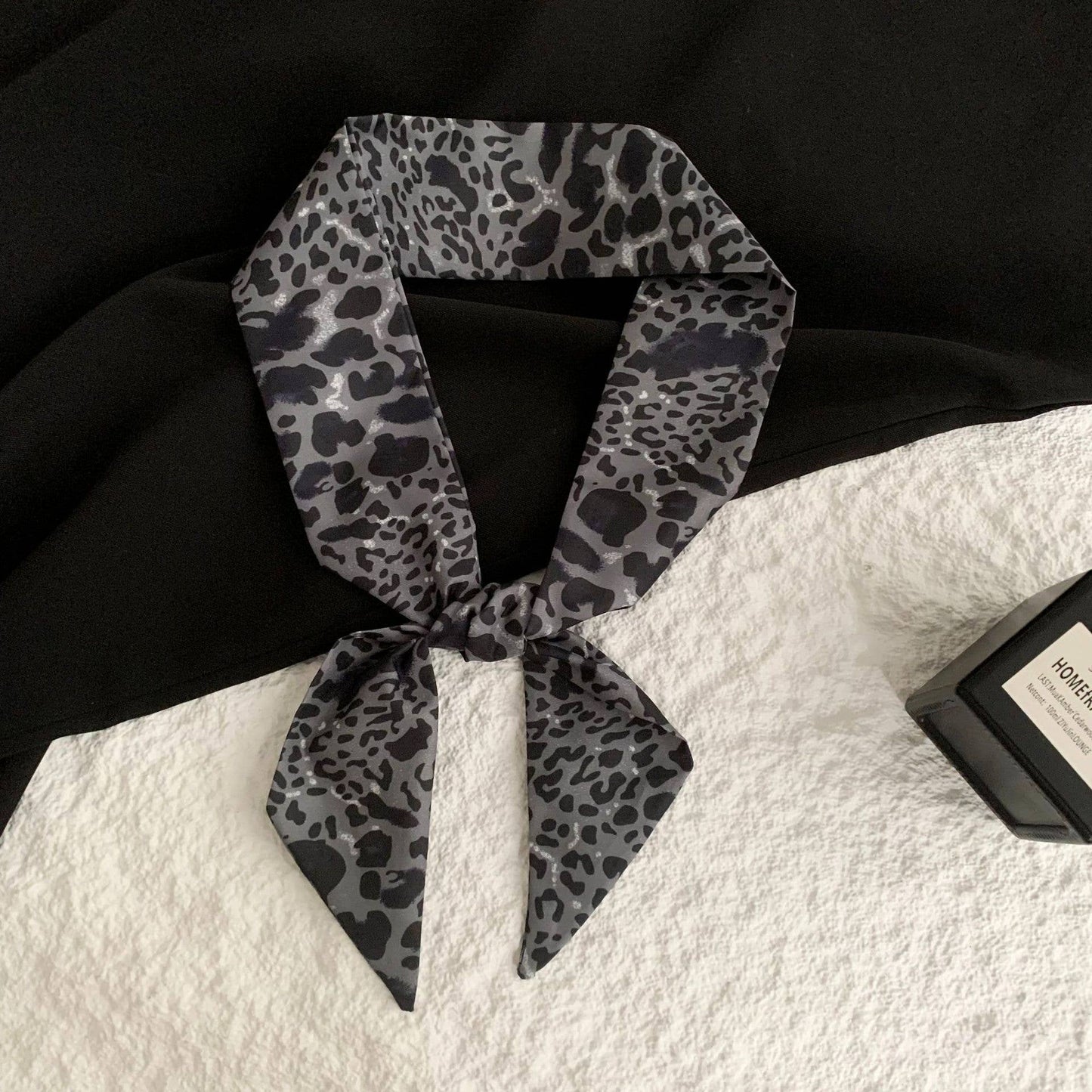 MKS America - Leopard Polka Dot Scarf – Vintage Tie, Women's Hair Tie