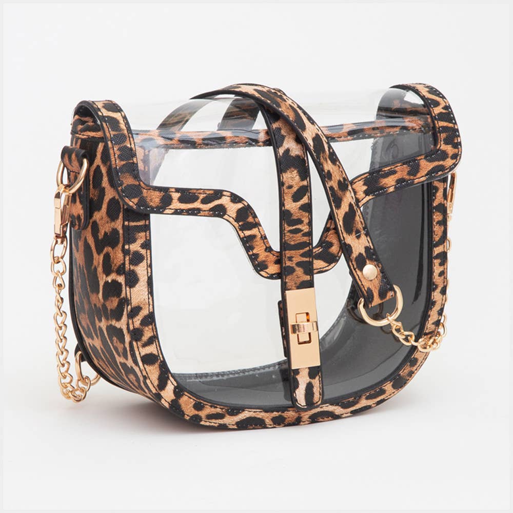Sensibling Corp. - Clear Transparent Saddle Bag