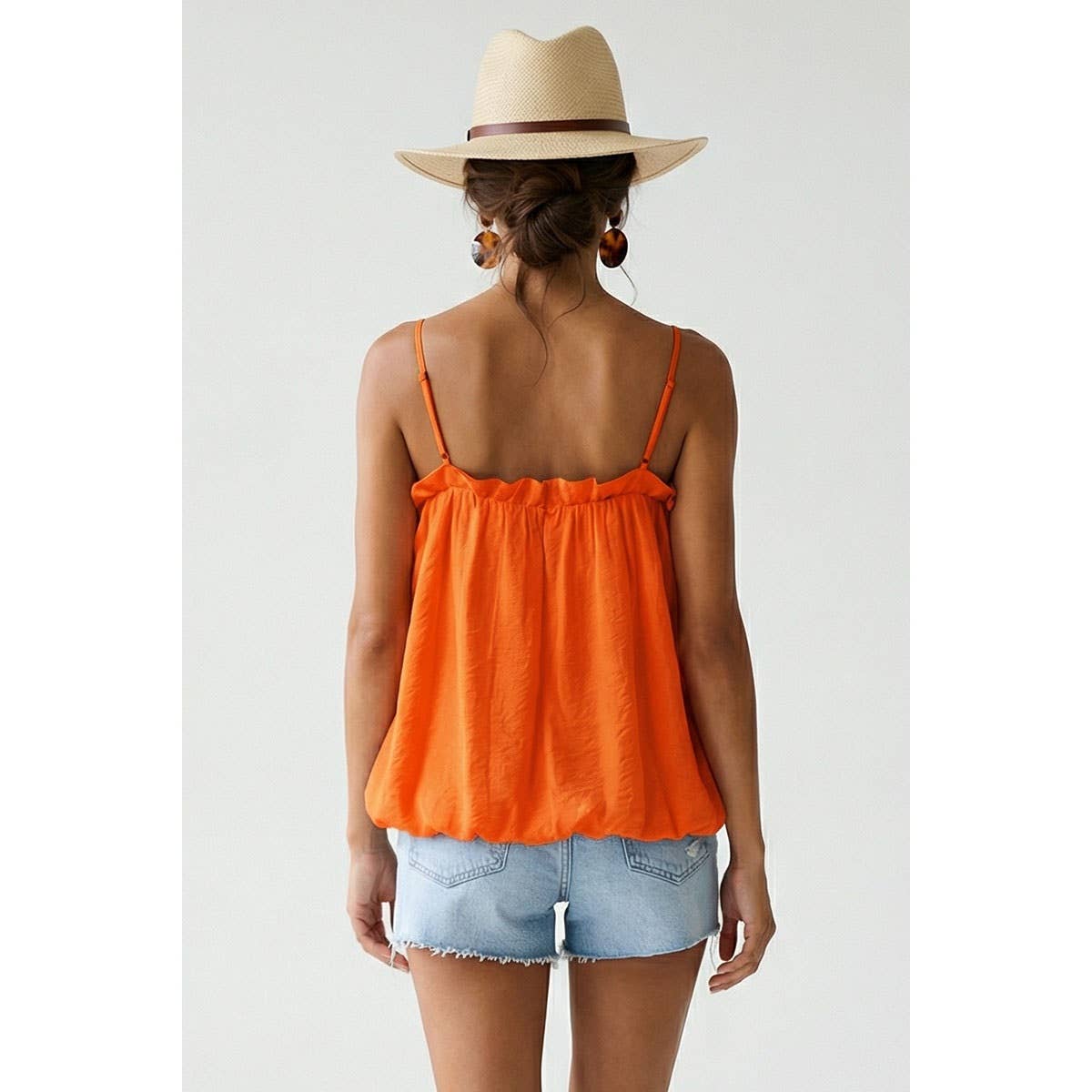 Bubble Top With Bow String Detail